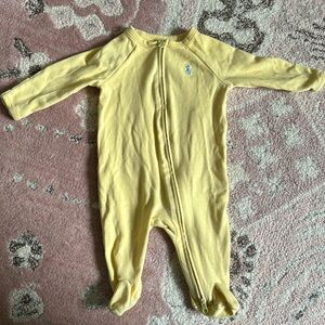 Ralph Lauren Yellow Onesie Sleeper